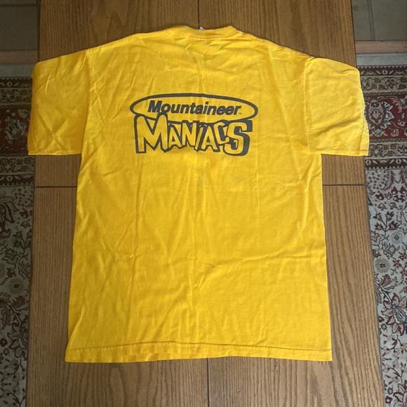 West Virginia University Womens Gymnastics Mountaineer Maniacs Shirt - Picture 2 of 2